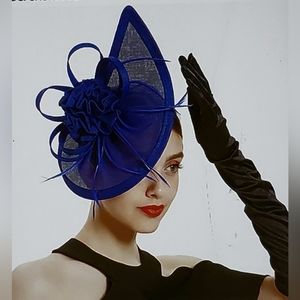 🫐NWT! Royal Blue Kentucky Derby, Church Hat